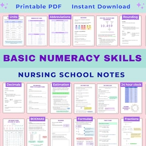 Nursing Fundamentals | Dosage Calculation Study Guide | Nursing Notes | Student Nurse | Nurse Calculations | Nursing School | Pharmacology