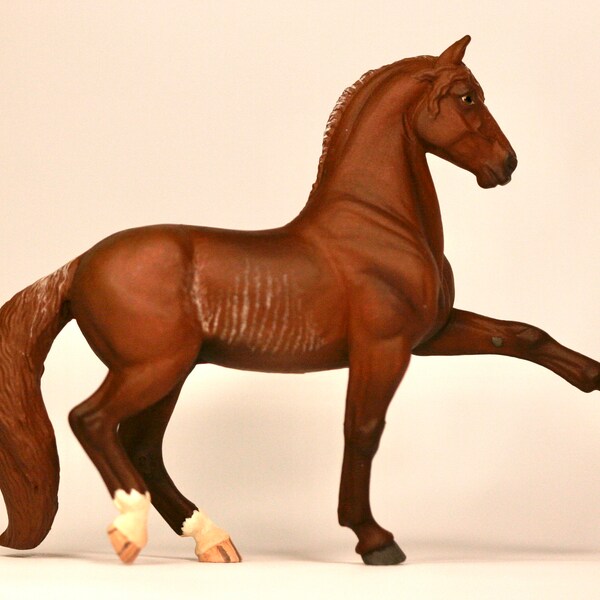 Safari Ltd. Horse Repaint ‘Oscar’- Chestnut Rabicano Stallion