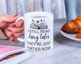 Funny Fairy Tales Coffee Mug, Book Lover Gift