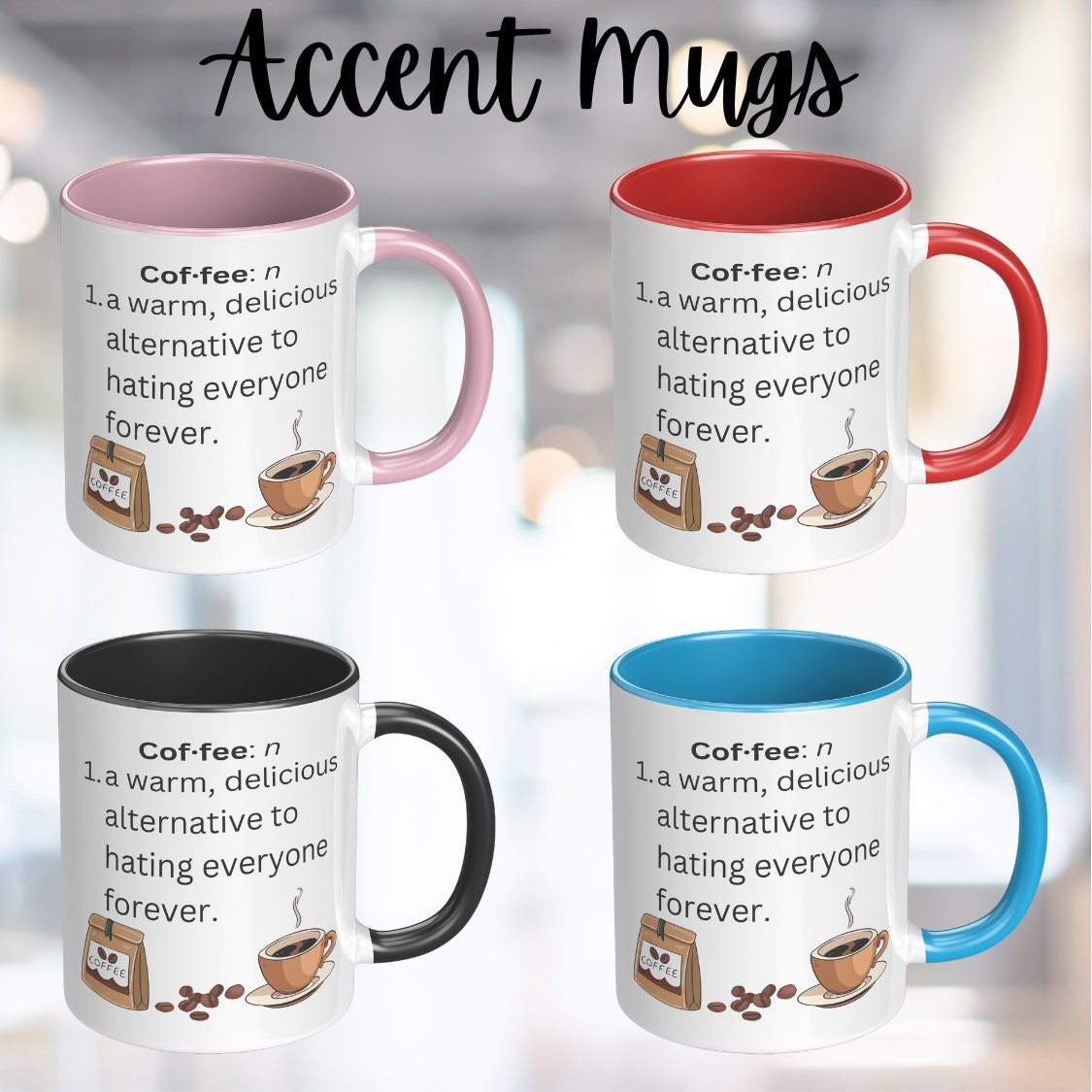Funny Coffee Mug, Warm Alternative to Hating Everyone - Etsy