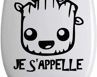 Sticker Abattant WC Galet Sable 35x42cm - Autocollant Décoration Toilette