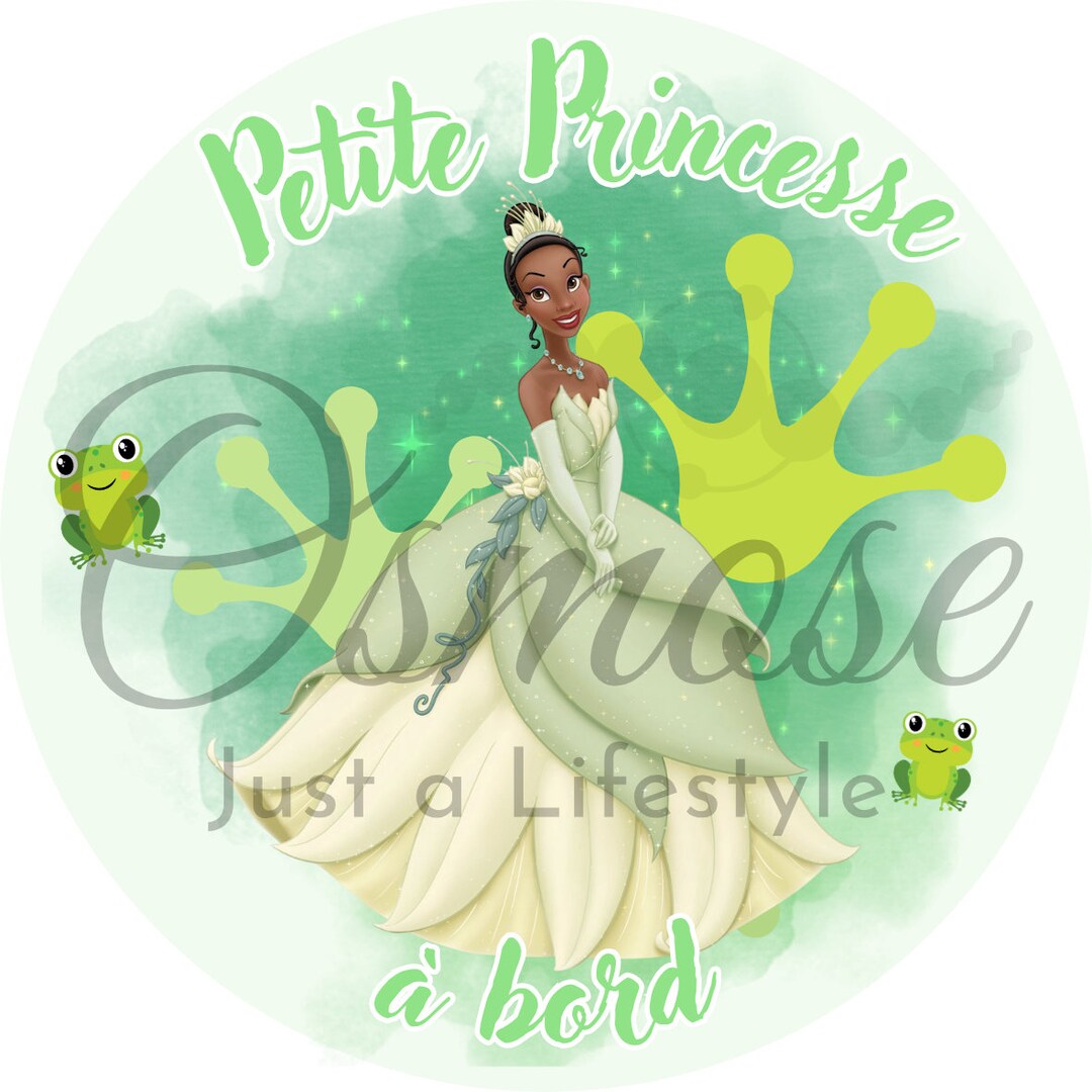 Baby on Board Sticker - Little Princess Tiana (the Princess and the ...