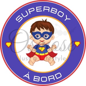 Baby on Board Sticker - Superboy