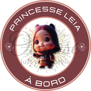 Baby on Board Sticker - Princess Leia