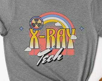 Camiseta de tecnología de rayos X, regalo para RADT, regalo para tecnología de rayos X, rayos X retro, camiseta de rayos X divertida de relleno de medias de rayos X, camisa de héroe de atención médica