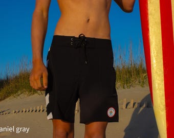 Y2K Billabong Taj Burrow Signature Board Shorts Surfer Surf Beige