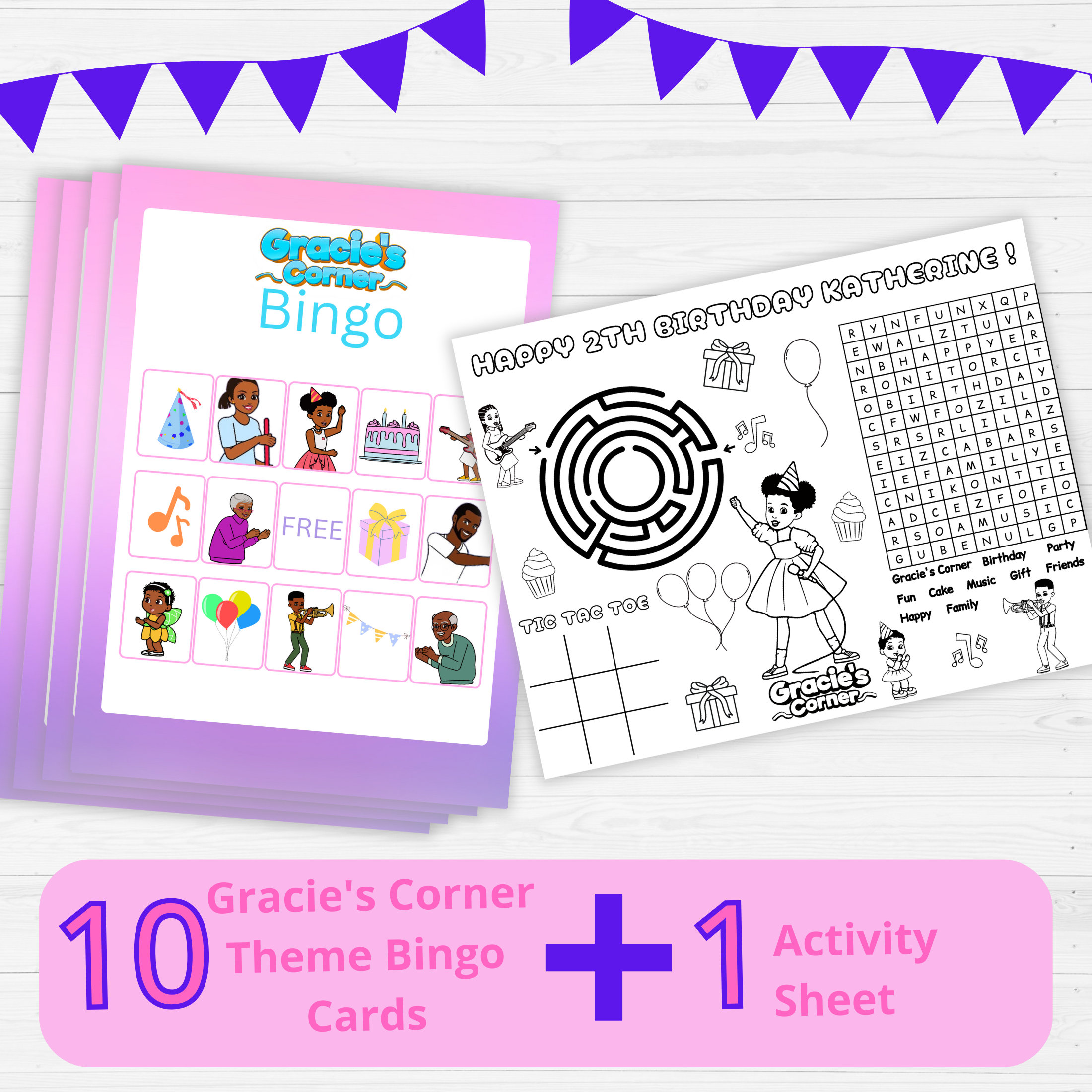 Gracie's Corner Activity Sheet, Gracies Corner, Gracie's Corner