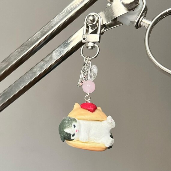 ★ kittychan★ Mofusand Bakery Cat Figurine Dtdeco Keychain Heisei Retro