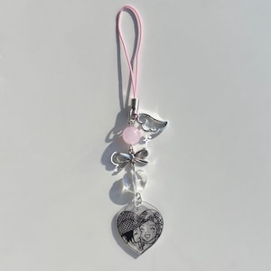 angels nana and hachi ribbon phone charm &lt;3
