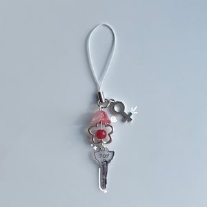 red tulip nana 707 key anime dtdeco lesbian phone charm &lt;3