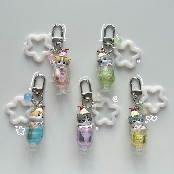 Mofusand Cream Soda Figurine Dtdeco Keychain Heisei Retro