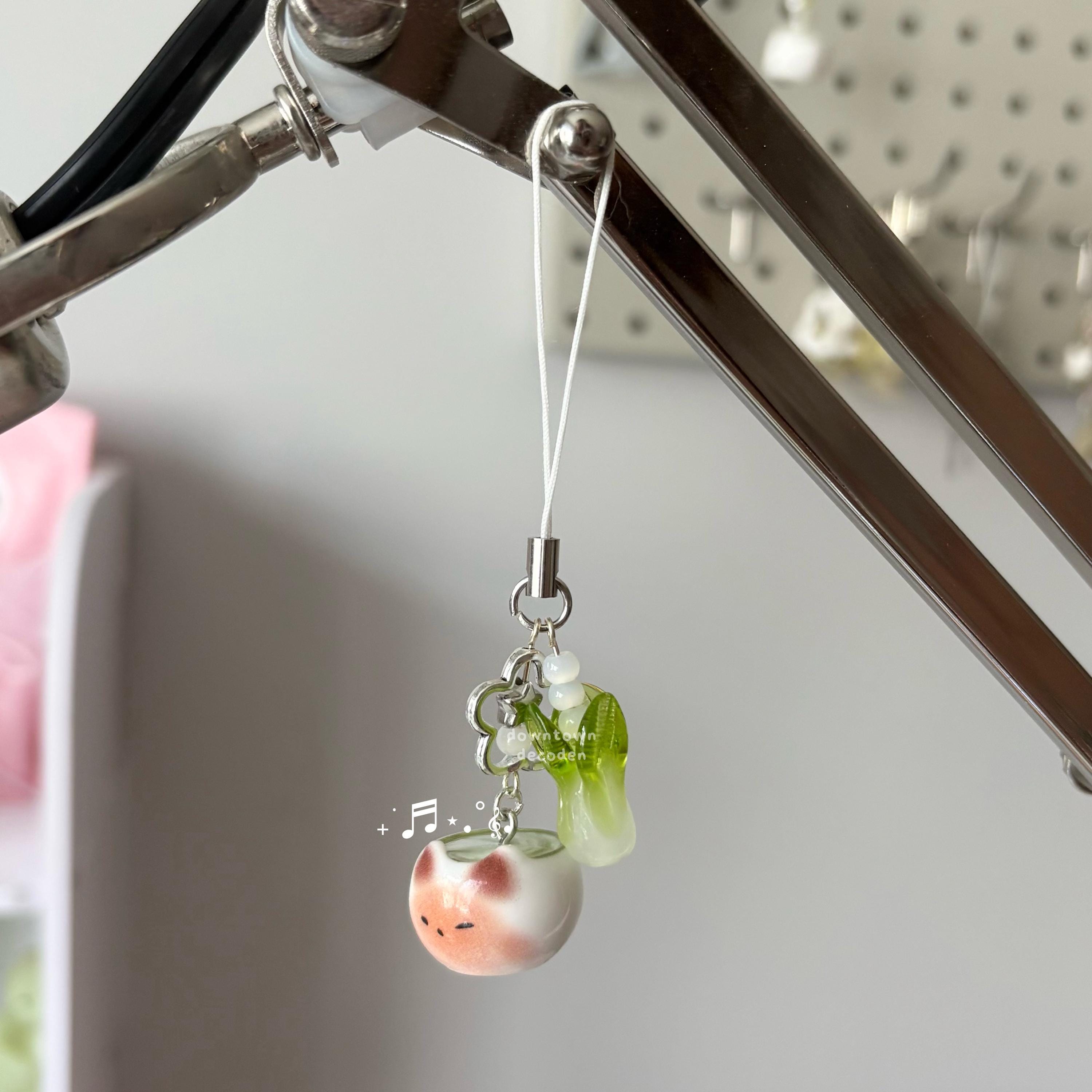 No.2907 ジャンピングねこのチャーム Japanese Cat Charm - Etsy