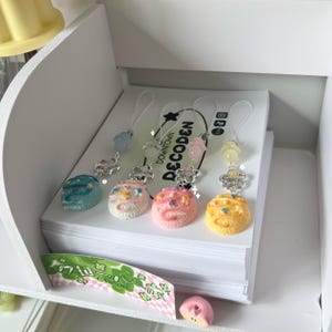 ice cream scoop sprinkles kawaii heisei retro dtdeco juminocore handmade phone / bag charm &lt;3