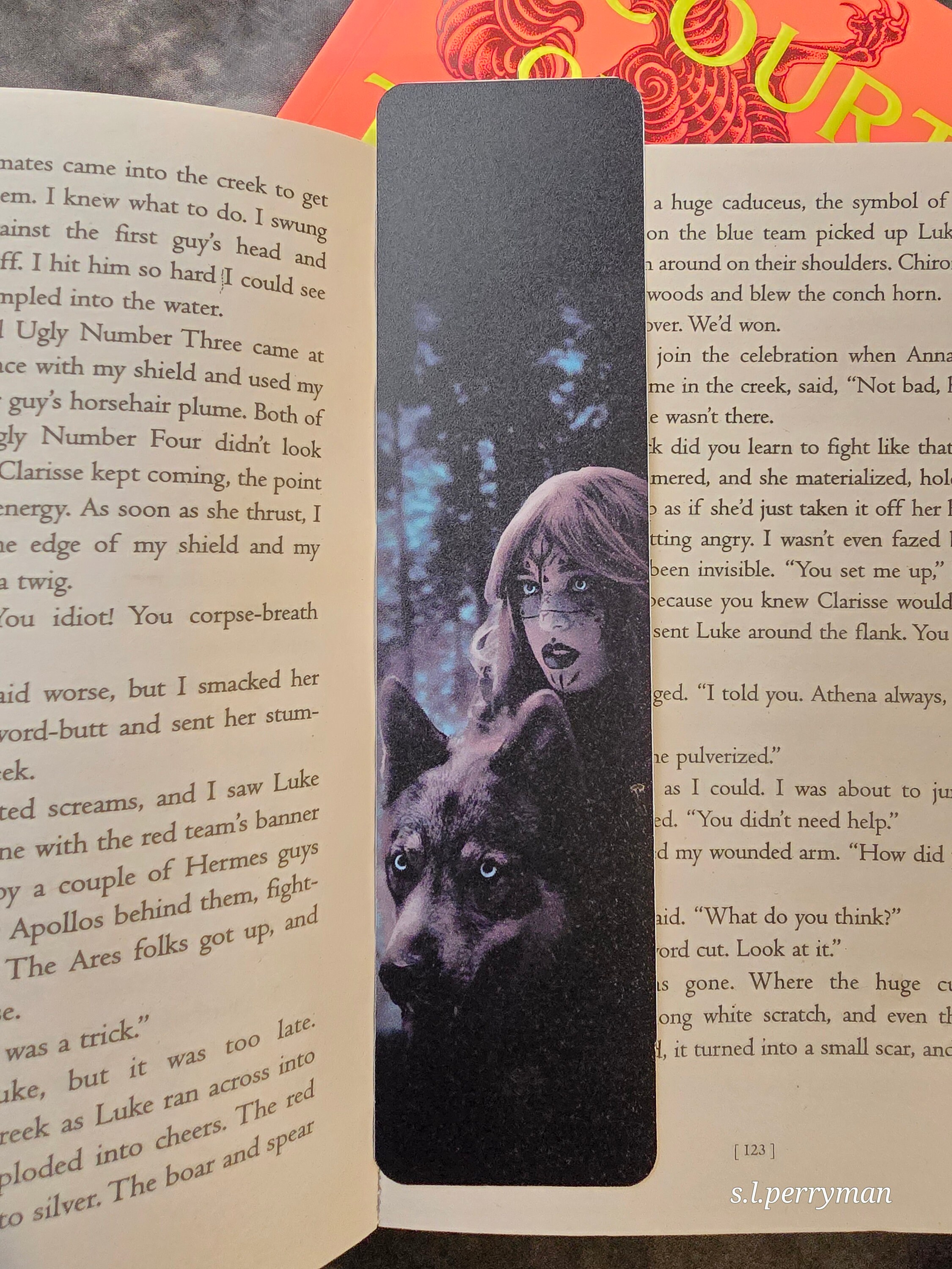 Handcrafted Werewolf Romance Bookmark | 2 x 8 Inch | Perfect for Mating Romance Novels | Unique Book Lover Gift