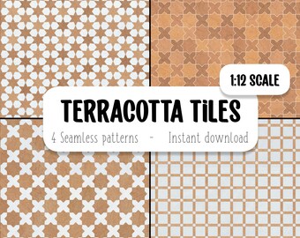 Piastrelle Tetto In Miniatura Scala 1:12 - Terracotta - Tiny Tiles TT12T (Lotto)