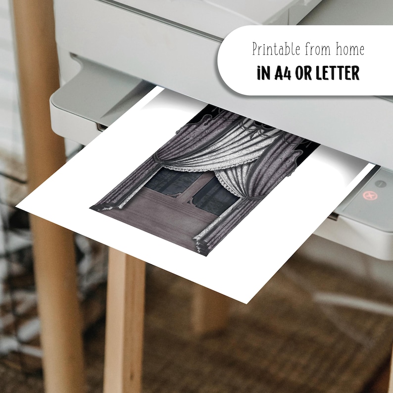 Set of Miniature Windows to Print. Downloadable Paper Furniture for ...