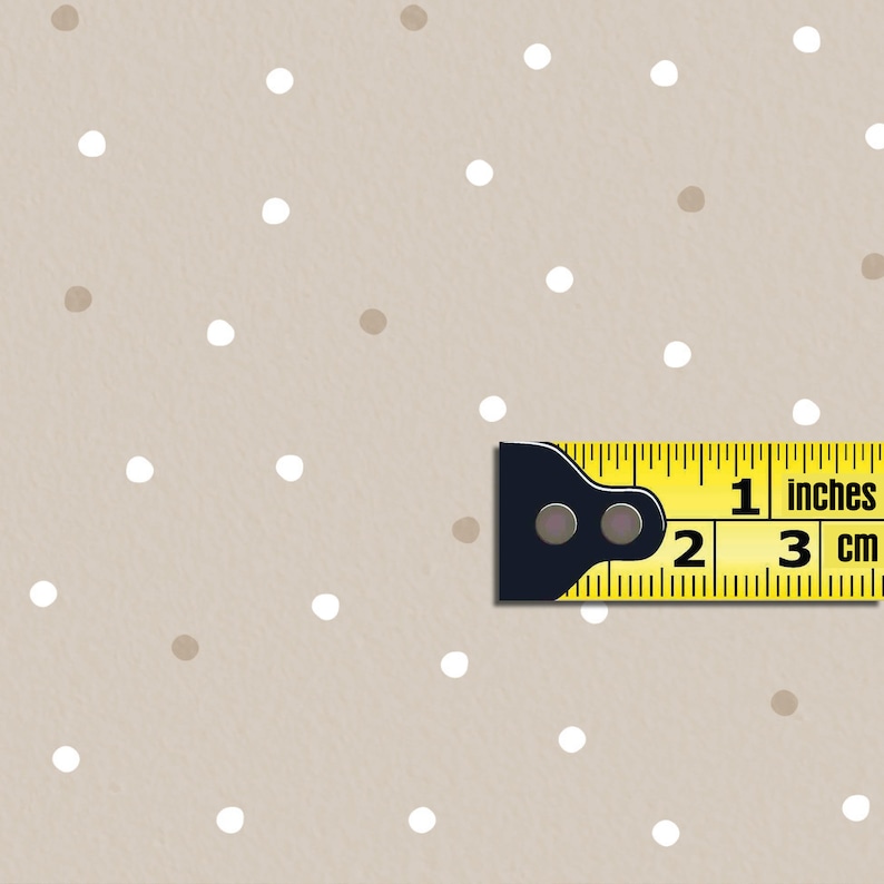 Miniature wallpaper, 1:12 scale, dollhouse, baby room wallpaper, beige and white geometric pattern, digital print. image 7