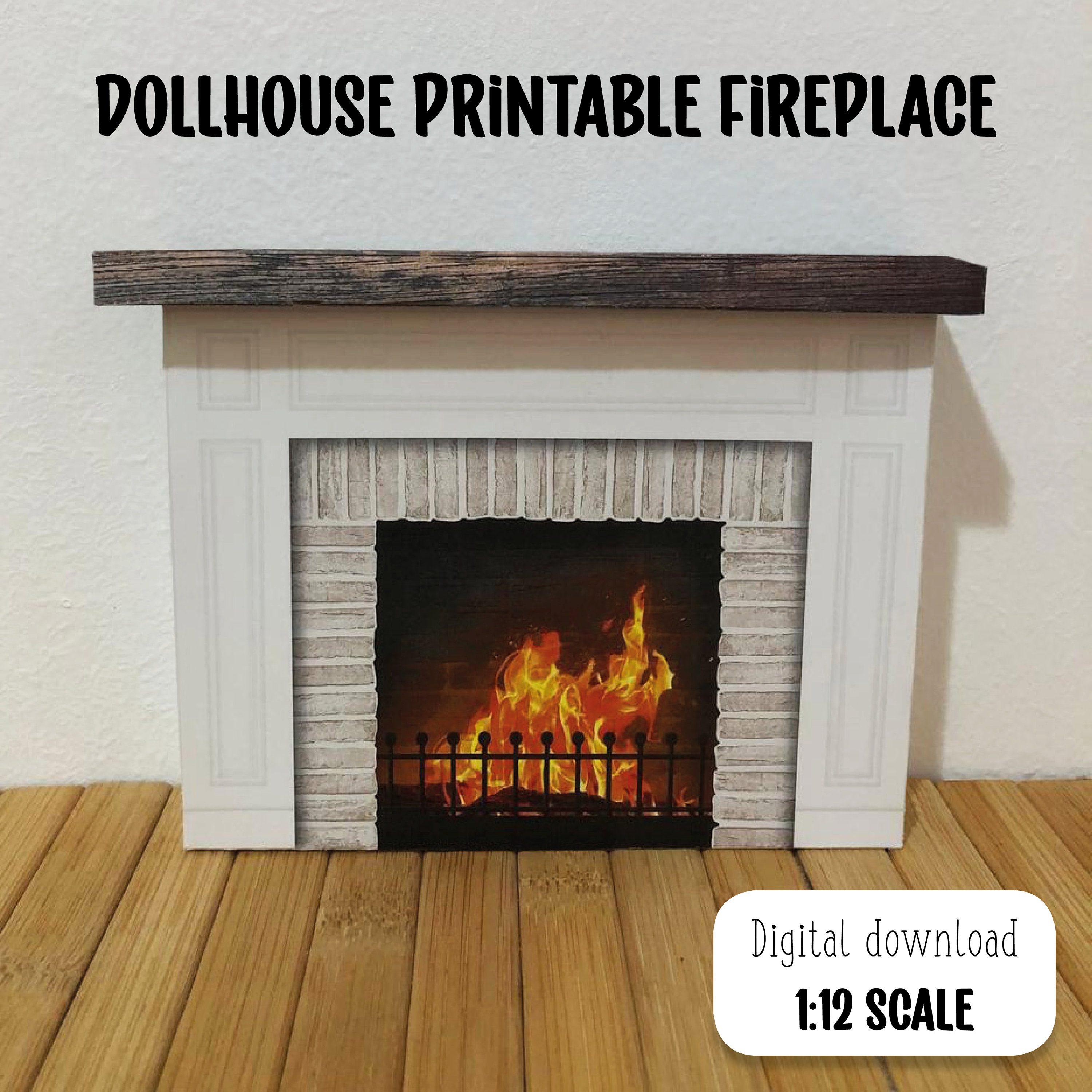 SA-Dolls House Kaminholz Für Puppenhaus – 1:12 Maßstab, Holzfarbene Holzstücke, Ca. 2,5 Cm Lang