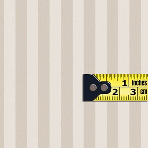 Miniature wallpaper, 1:12 scale, dollhouse, baby room wallpaper, beige and white geometric pattern, digital print. image 6