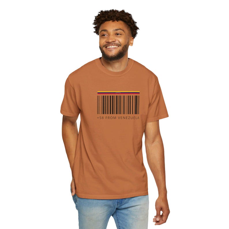 Venezuela T-Shirt, Venezuelan Flag Barcode tee, hasta el final Yam