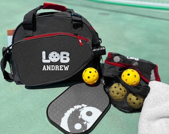 Personalized Pickleball Bag: Custom Name Gear Carrier