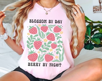 トップス R&D.M.Co- HAND PICKED STRAWBERRY TEE B1pppR4gVKL._CLa|2140,2000|