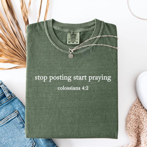 Christian Bible Verse Prayer Shirt, Church Prayer TShirt, Faith Inspired Tee, God Apparel, Mom Bible Verse Shirt, Pray Tee, Jesus Lover Gift