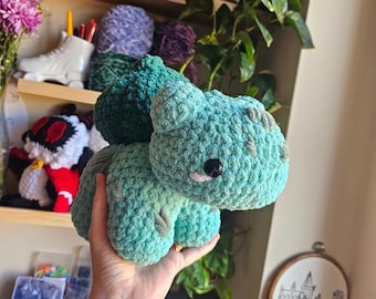 Bulbamon Crochet Pattern