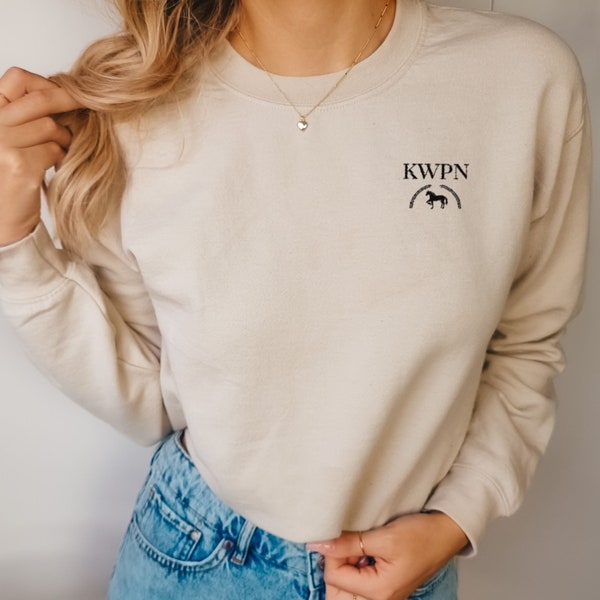 KWPN, Horse Girl, Dutch Warmblood, Equestrian Apparel, KWPN Sweatshirt, KWPN Lover, Horse Sweatshirt, Gift for Equestrian, Riding Clothes