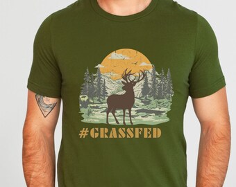 T-shirt hertenjachtseizoen, T-shirt Buck Wildlife Graphic