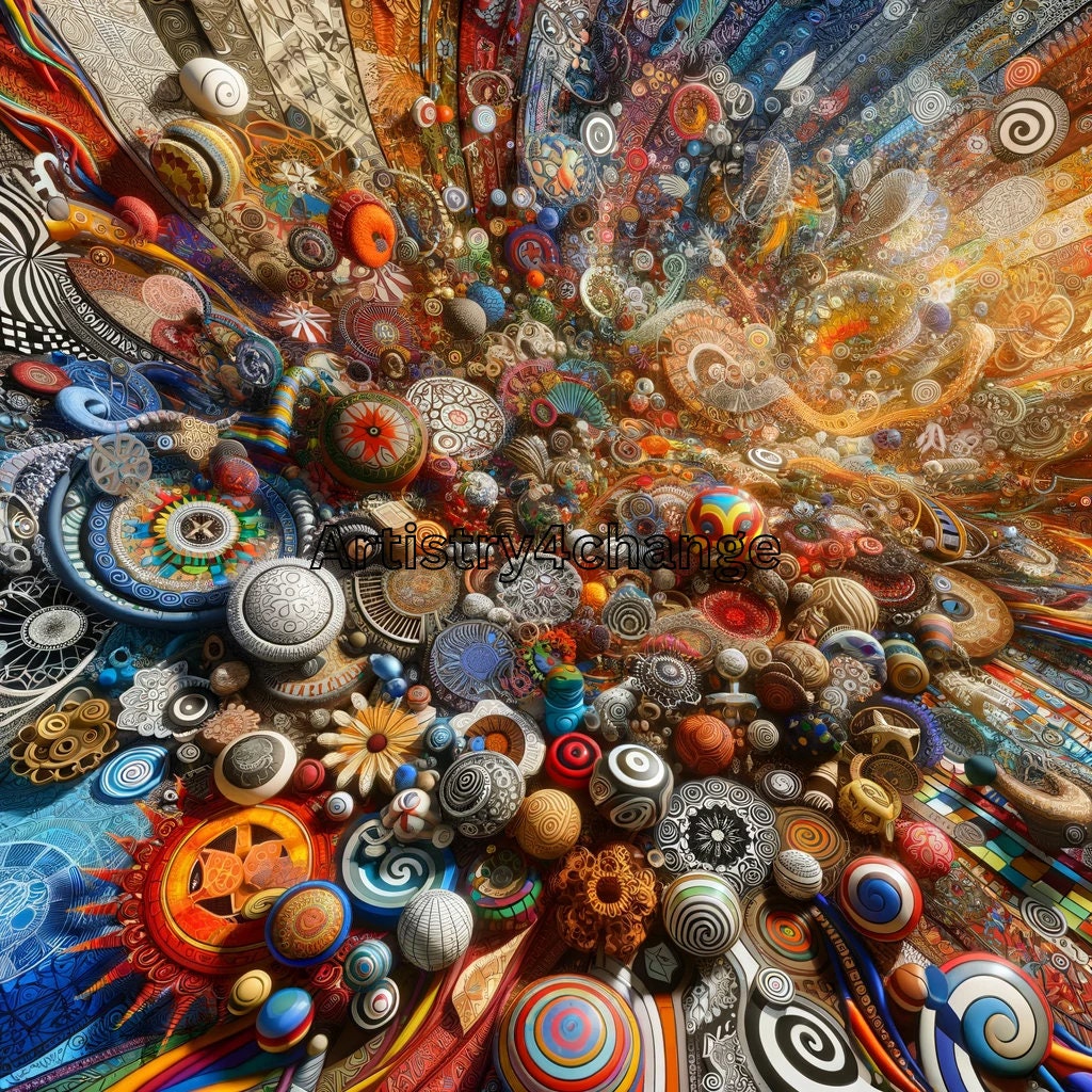 Global Art Fusion, Multicultural Blend, Diverse Cultures Art, World Heritage Mosaic, Cultural Tapestry, Harmonious Diversity