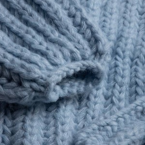 Baby Bleu Chunky Oversized Knit Cardigan image 10