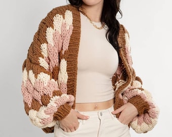 Camila Cropped Knitted Cardigan - ONLY 2 LEFT!