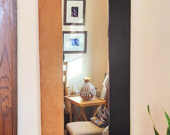 African Kuba Cloth Mirror