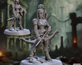 Veiled Sisterhood Rogues | DnD Minifigure | Veiled Sisterhood Set | 3D Resin Printed