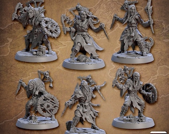 Cultists of Melmora | DnD Minifigures | Artisan Guild | 3D Resin Printed