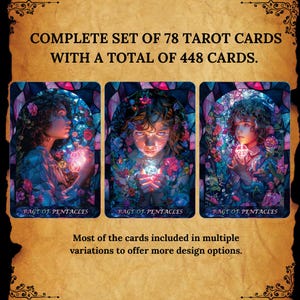 Ethereal Dream Tarot Deck Printable Digital Tarot Cards Major &amp; Minor ...