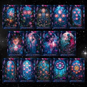 Ethereal Dream Tarot Deck Printable Digital Tarot Cards Major &amp; Minor ...