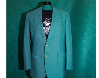 Two Tone Blue Blazer - Size M