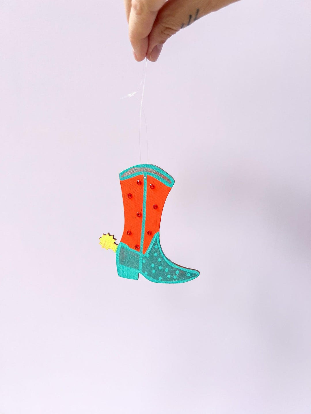 Cowgirl Boot Wall Decor / Bag Charm - Etsy