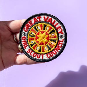 Girl Scout Vintage Patches - Large Size Multiple