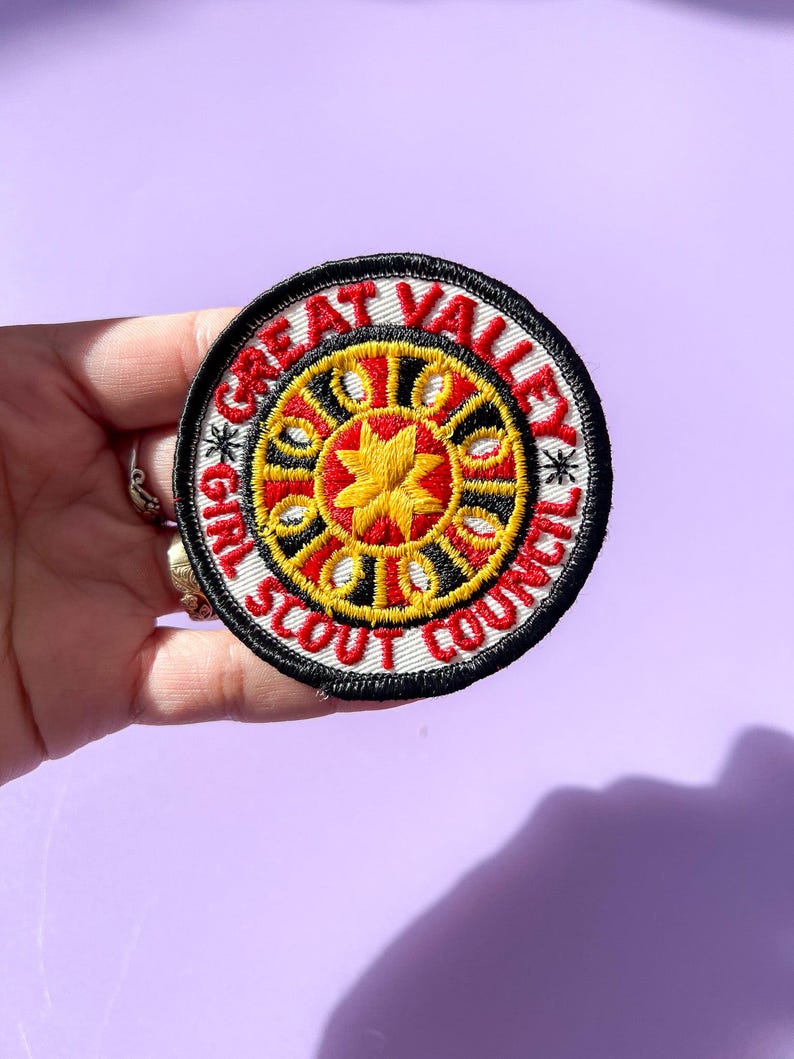 Girl Scout Vintage Patches - Large Size Multiple