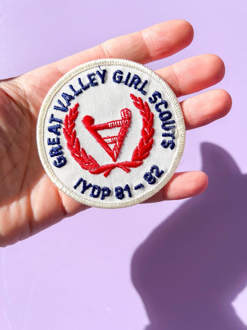 Girl Scout Vintage Patches - Large Size Multiple