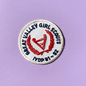 Girl Scout Vintage Patches - Large Size Multiple