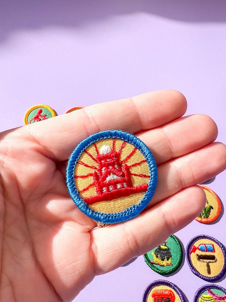Girl Scout Vintage Patches - Small Size Multiple