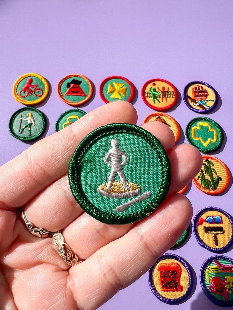 Girl Scout Vintage Patches - Small Size Multiple