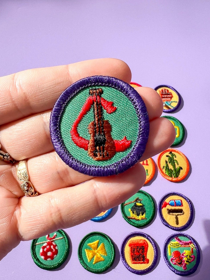 Girl Scout Vintage Patches - Small Size Multiple
