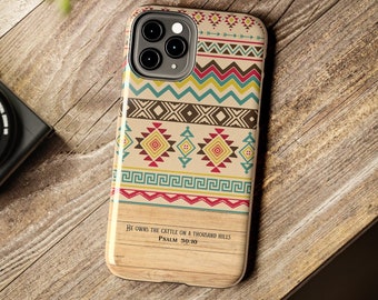 Aztec Boho Christian iPhone Case: Western Religious Gift
