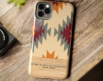 Christian Aztec Phone Case: Western Boho iPhone Cover