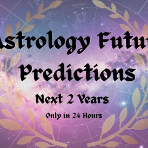 Persönliche Astrologie Vorschau für 2 Jahre - ~ 25 Seiten - Eröffnungsverkauf 50% Rabatt